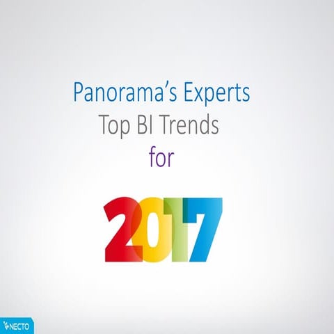 Top BI trends and predictions for 2017