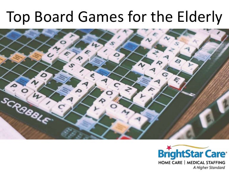 Top Board Games for the Elderly