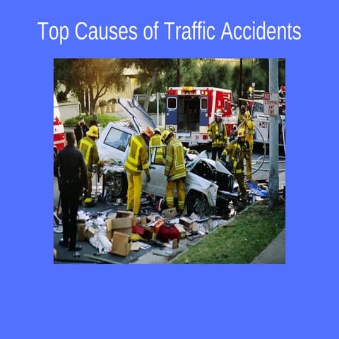 Top causes of traffic accidents | PDF