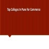 Top Colleges In Pune For Commerce