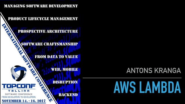 Top conf   serverlezz