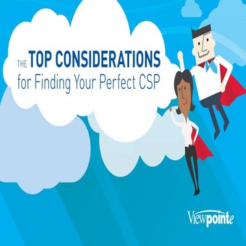 Top Considerations for Finding Your Perfect Cloud Service Provider