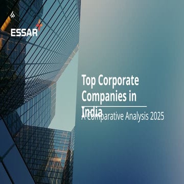 Top Corporate Companies in India – A Comparative Analysis 2025 | PPTX