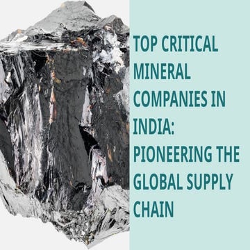 IEA Global Critical Minerals Outlook2025. | PDF