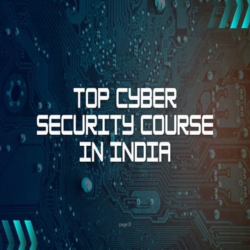 Discover the top cyber security courses in India to boost your career in digi...