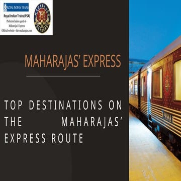 Exploring India’s Royal Heritage: Destinations on the Maharajas ...