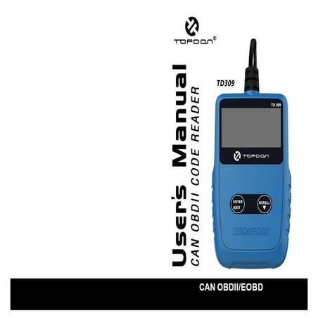 TOPDON TD309 User Manual