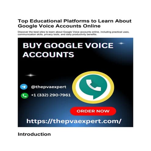 Top Educational Platforms to Learn About Google Voice Accounts Online.docx