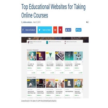 Top educational websites for taking online courses | PPT