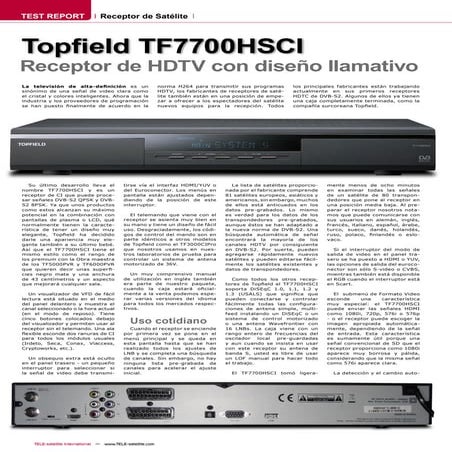 Topfield | PDF