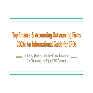 Top Finance & Accounting Outsourcing Firms 2026 - An Informational ...