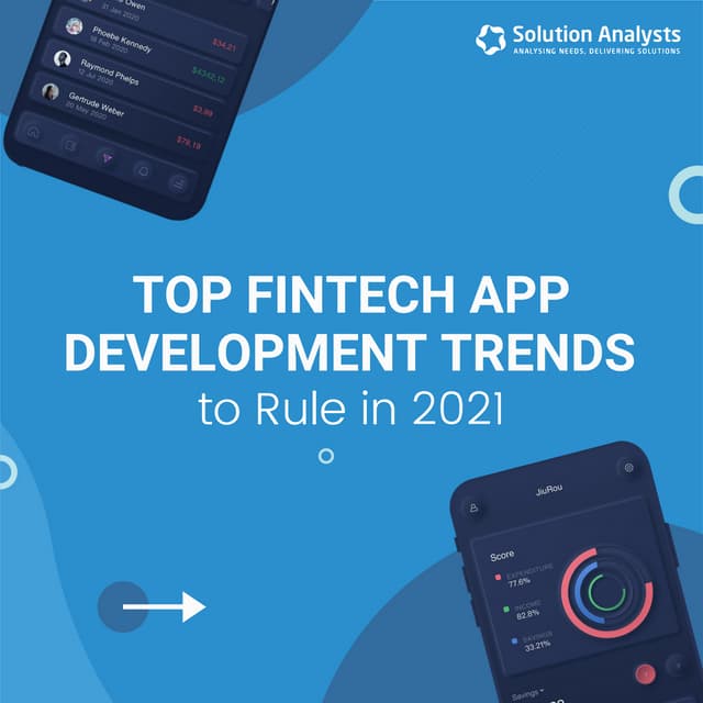 Top fintech app development trends 2021
