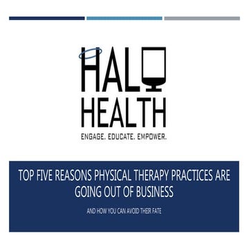 Top Five Reasons Physical Therapy Practices Fail