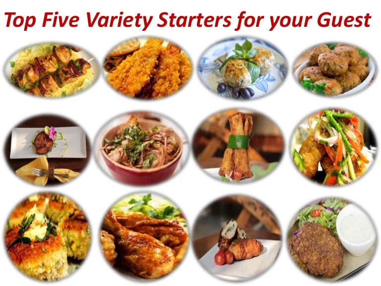 Yummy STARTER dishes....Easy to make and Delicious in taste
