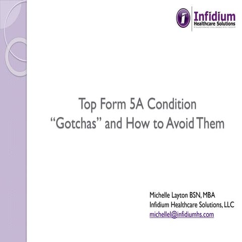 Top form 5A gotchas and how to avoid them