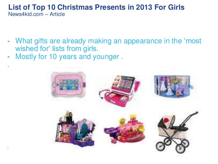 top 10 girls presents