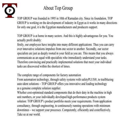 Topgroup presentation 1