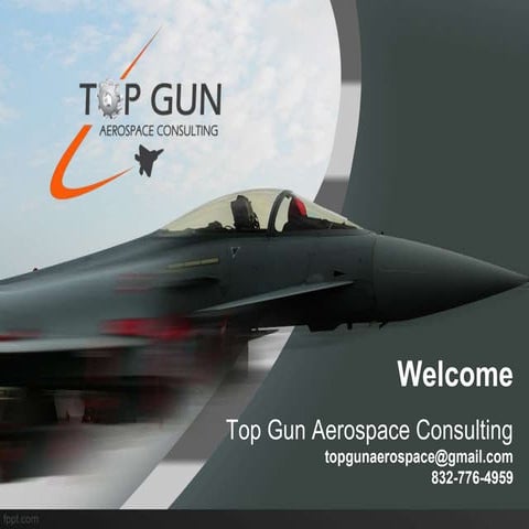 Top gun aerospace website presentation