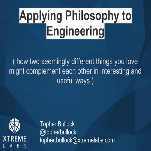 Philosophical Solutions to Agile Engineering with Topher Bullock | PDF