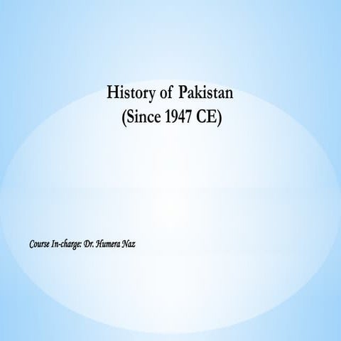 Pakistan History and its dynamics Topic-1.pptx