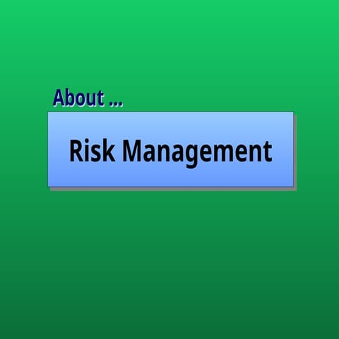 Risk Management BSBA FINANCIAL MANAGEMENT -4