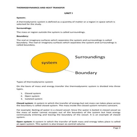 Topic 1- basic concept of thermodynamic system