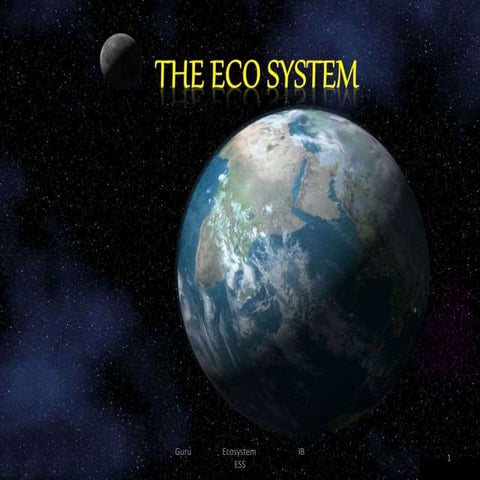 Topic 2 -The Ecosystem Powerpoint