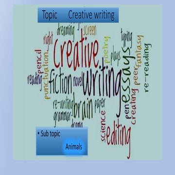 creative writing 