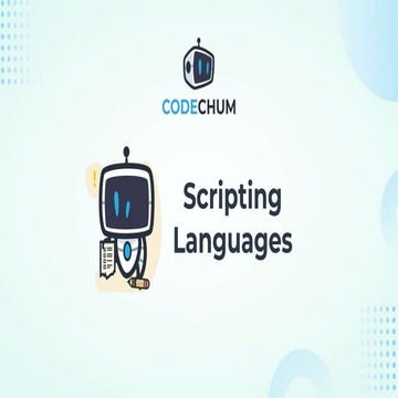 TOPIC-4-scripting-languages (1).pptx | Web Development | Internet