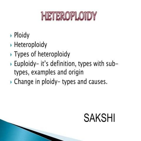 Topic heteroploidy