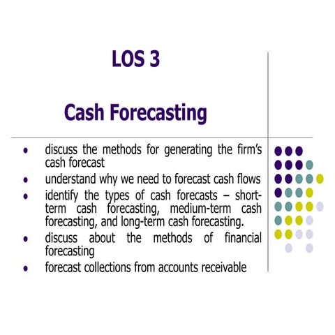 Topic 03_Cash Forecasting of Working Capital Management