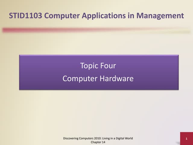 Computer Hardware 