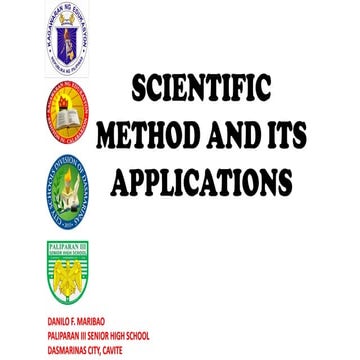 Topic 1 1 - diss-scientific method