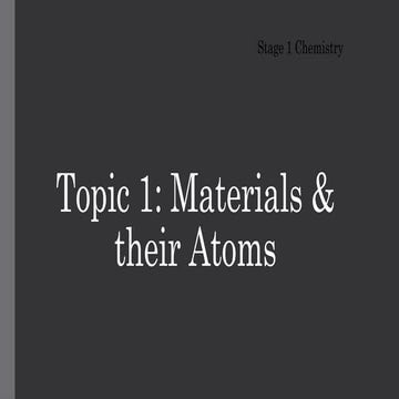 Year 11 Chemistry Topic 1.1 Properties and uses of materials 2022 v2.pptx