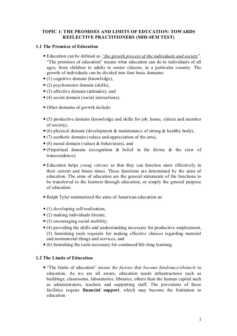 Foundation of Education
