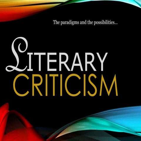 Literary Criticism