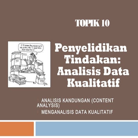 Topic 10 qualitative data analysis
