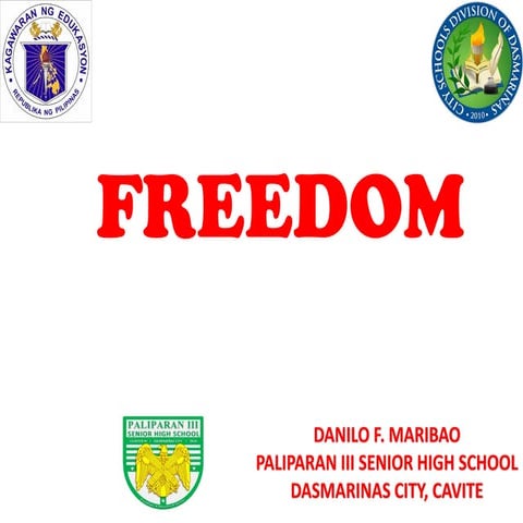 Topic 11  freedom