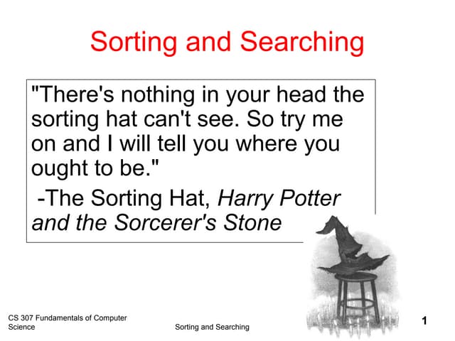 Topic11 sortingandsearching | PPT