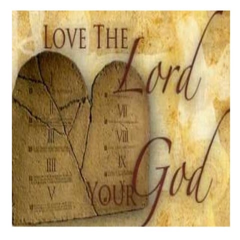Love the Lord Your God