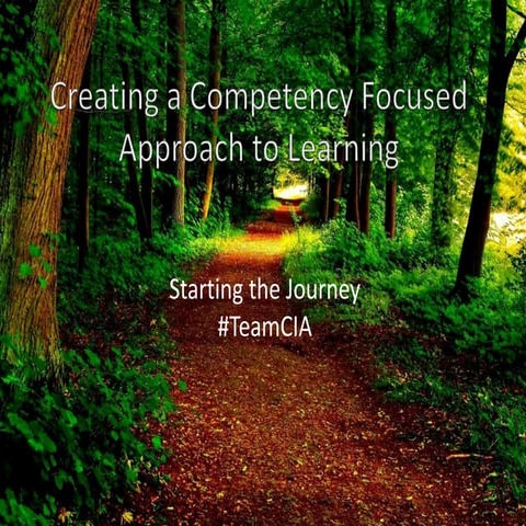 Topic 1B: Planning for a New Curriculum Journey