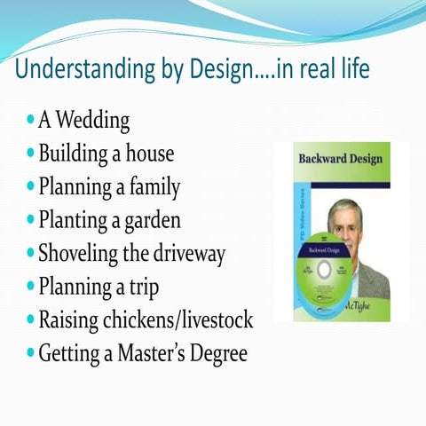 Topic 1C: Planning with UBD and PBL