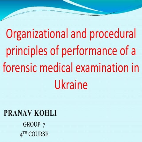 TOPIC 1 FORENSIC MEDICINE 