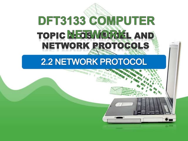 Topic 2.2 network protocol