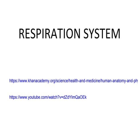 Respiration