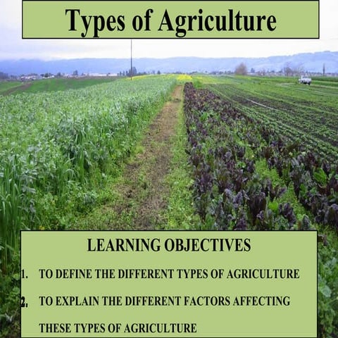 Topic 21 Agriculture