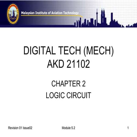 Topic 2  Digital Technique : Logic circuit