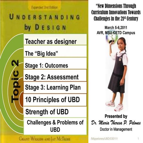 Topic2 understanding by the design at a glance