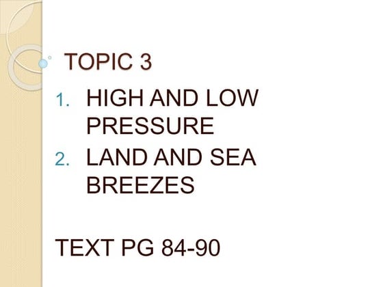 Land and sea breeze | PPT