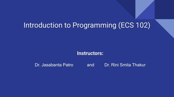 Operator in c programming | PPT